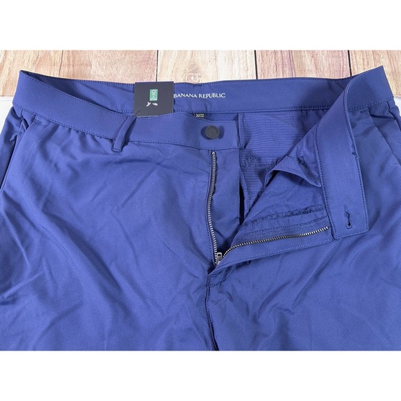 Banana Republic Men's Pants Navy Blue Flat Front 36 x 32 Lightweight NWT - Picture 10 of 13